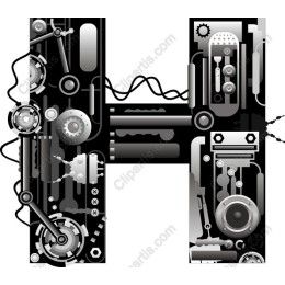 Mechanical Letter H