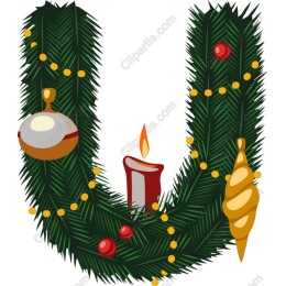 Festive U Shaped Christmas