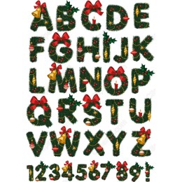 Christmas Wreath Alphabet Set