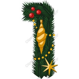 Christmas Decorative Number 1
