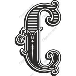 Ornate Letter C