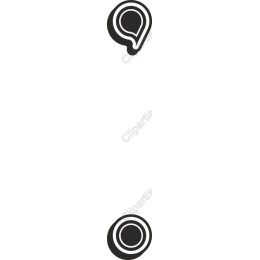 Monochrome Location Marker Set