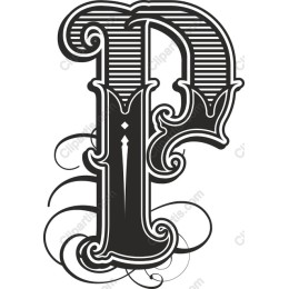 Ornate Letter F