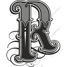 Ornate Letter R