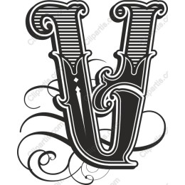 Vintage Letter V