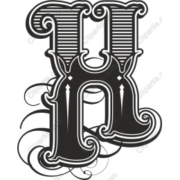 Vintage Letter H