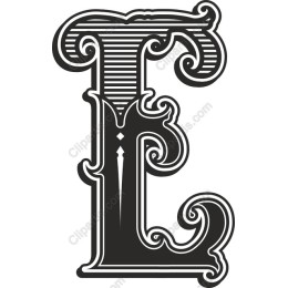 Ornate Letter E