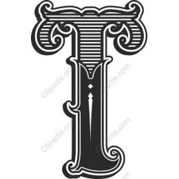 Ornate Letter T