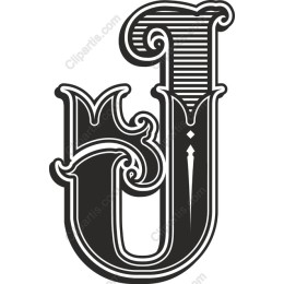 Elegant Ornate Letter J