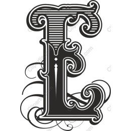 Ornate Letter L