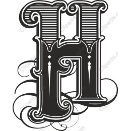 Ornate Uppercase H