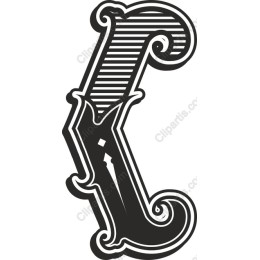 Vintage Letter C Decorative