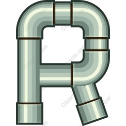 Pipe Letter R