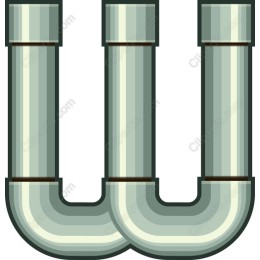 Pipes W Letter