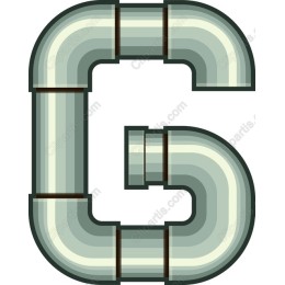 Piping Letter G