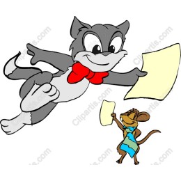 Playful Cat and Mouse