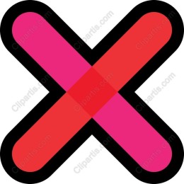 Vibrant Crossed Shape