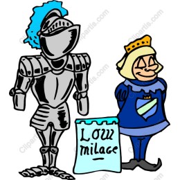 Medieval Whimsy: Knight & Low Mileage Character