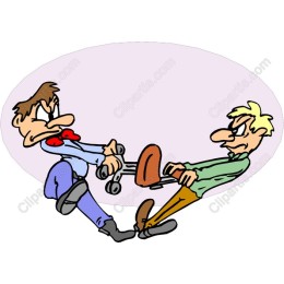 Tug-of-War Cartoon