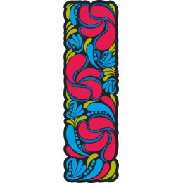 Vibrant Floral Swirl