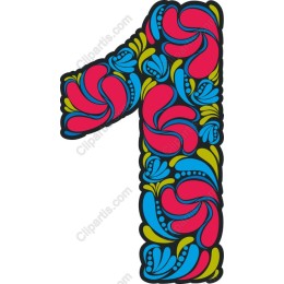 Vibrant Floral Number 1