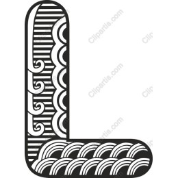 Artistic Letter L