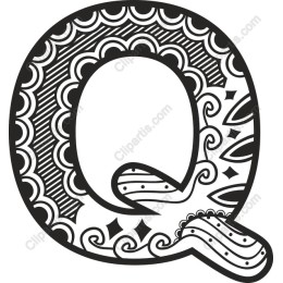 Decorative - Letter Q