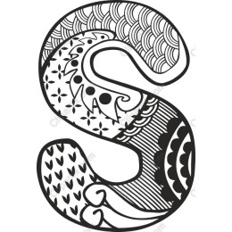 Elegant Intricate Letter