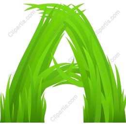 Grass Letter A