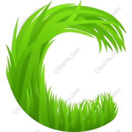 Green Grass Letter C