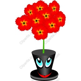 Whimsical Top Hat Flower