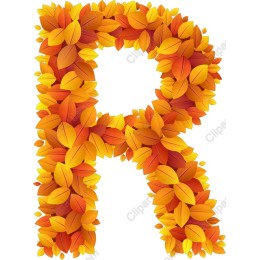 Autumn Leaves Letter R