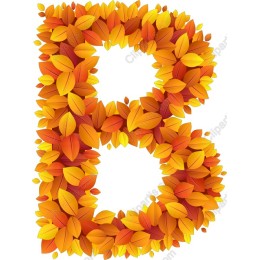 Autumn Leaves Letter B