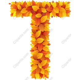 Autumn Leaves Letter T