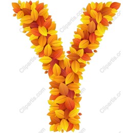 Autumn Leaves Letter Y