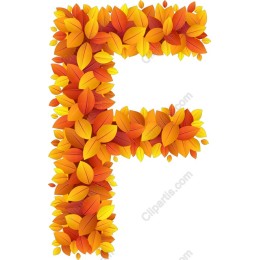 Autumn Leaves Letter F