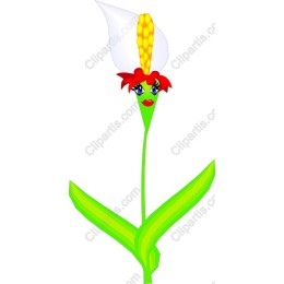 Whimsical Flower Character