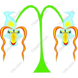 Whimsical Dual-Faced Character