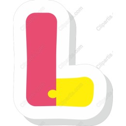Colorful Letter L