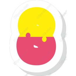 Vibrant Yellow and Pink Abstract