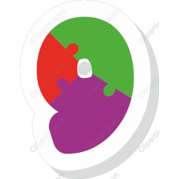 Colorful Puzzle Piece