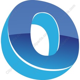 3D Blue Circle