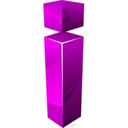 3D Purple Block