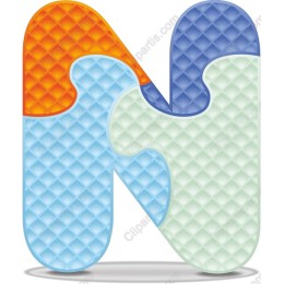 Puzzle Letter N