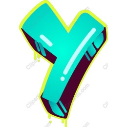 Vibrant Letter Y