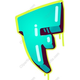Graffiti Letter F