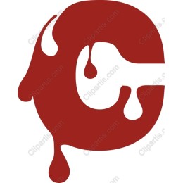 Dripping Letter O