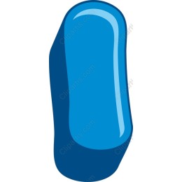 Blue Gradient Shape