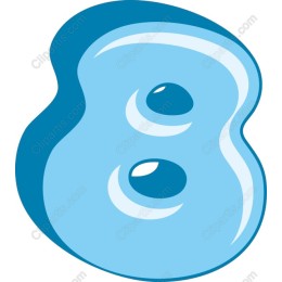 Blue Water Droplet