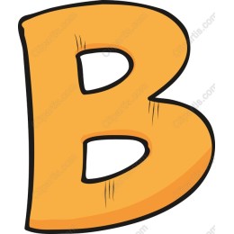 Vibrant Letter B